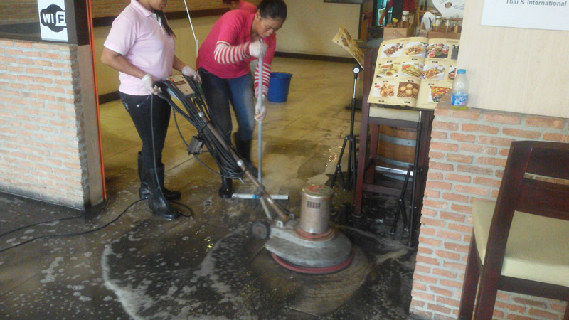 ceramic tile cleaning